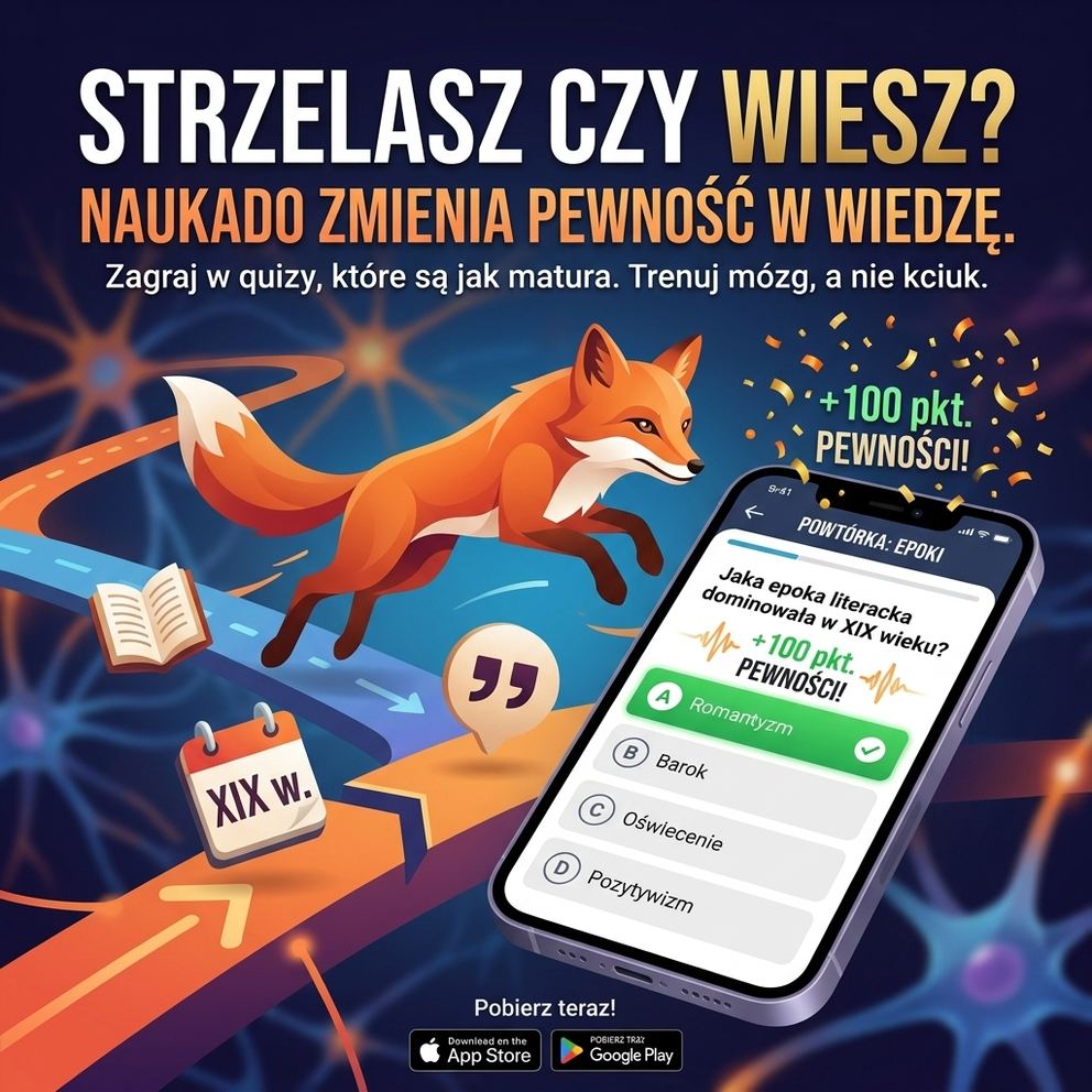 Wiki: Lista najważniejszych twierdzeń i zasad: Polski (Egzamin Ósmoklasisty 2026)