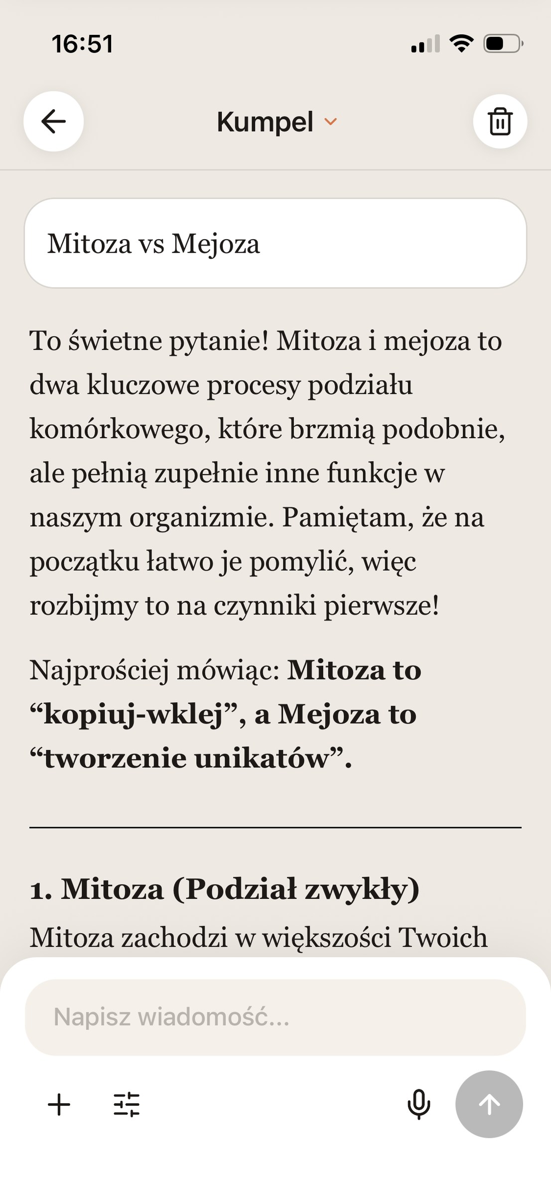 Wiki: Biologia (Rozszerzona): Przykłady z teorii potrzebne na Matura 2026
